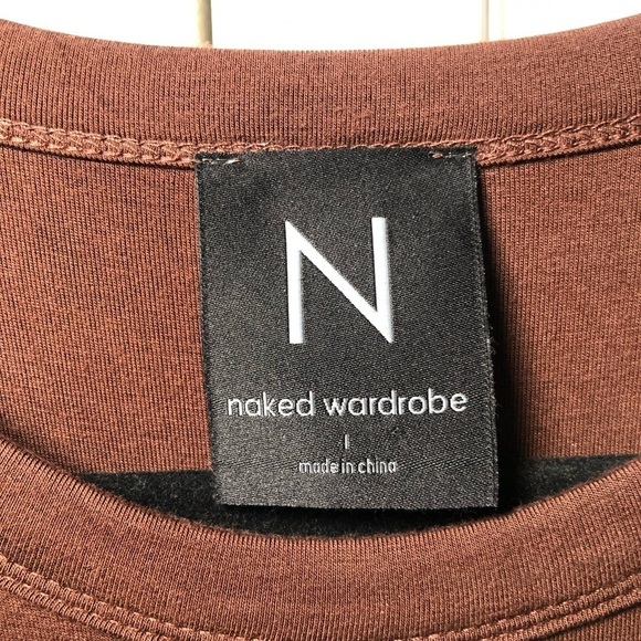 Sleeveless Brown Naked Wardrobe Smooth Maxi Dress Size L - Picture 4 of 9